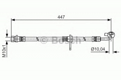 BOSCH 1987481514 -  Тормозной шланг