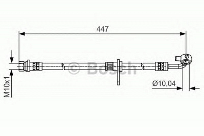 BOSCH 1987481515 -  Тормозной шланг