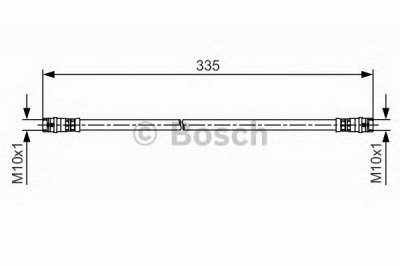 BOSCH 1987481517 -  Тормозной шланг