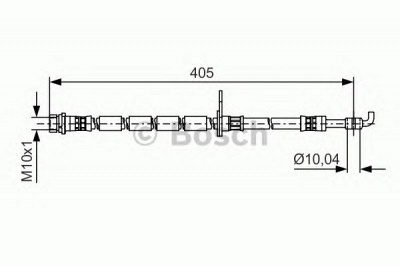 BOSCH 1987481523 -  Тормозной шланг