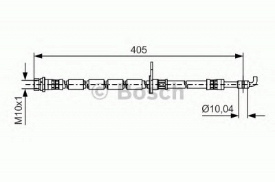 BOSCH 1987481524 -  Тормозной шланг