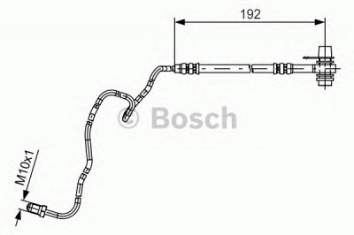 BOSCH 1987481536 - Тормозной шланг
