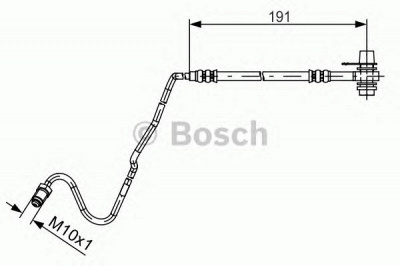 BOSCH 1987481537 - Тормозной шланг