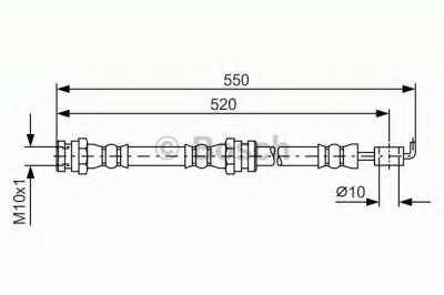 BOSCH 1987481554 -  Тормозной шланг