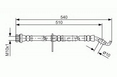 BOSCH 1987481560 -  Тормозной шланг