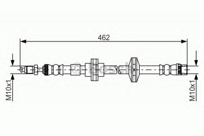 BOSCH 1987481565 -  Тормозной шланг