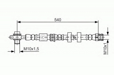 BOSCH 1987481566 -  Тормозной шланг