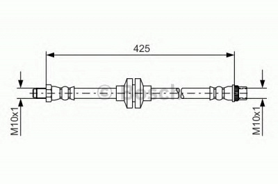 BOSCH 1987481567 -  Тормозной шланг