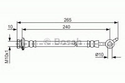 BOSCH 1987481570 -  Тормозной шланг
