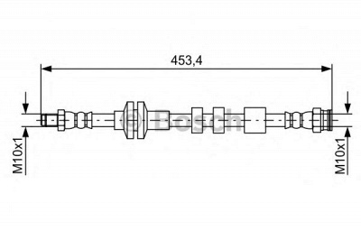 BOSCH 1987481574 -  Тормозной шланг