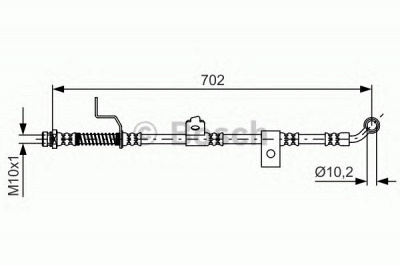 BOSCH 1987481603 -  ТОРМОЗНОЙ ШЛАНГ