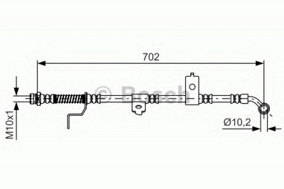 BOSCH 1987481604 -  Тормозной шланг