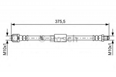 BOSCH 1987481608 -  Тормозной шланг
