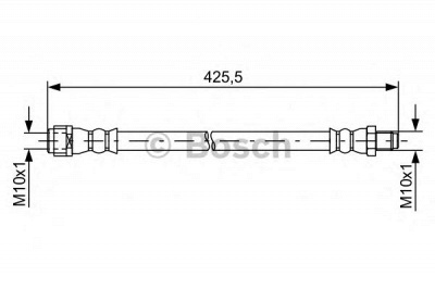BOSCH 1987481610 -  Тормозной шланг