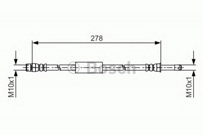 BOSCH 1987481617 -  Тормозной шланг