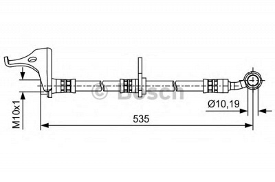 BOSCH 1987481619 -  Тормозной шланг