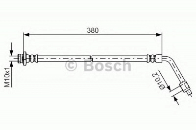 BOSCH 1987481623 -  Тормозной шланг