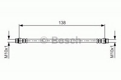 BOSCH 1987481625 -  Тормозной шланг