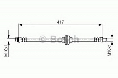 BOSCH 1987481626 -  Тормозной шланг