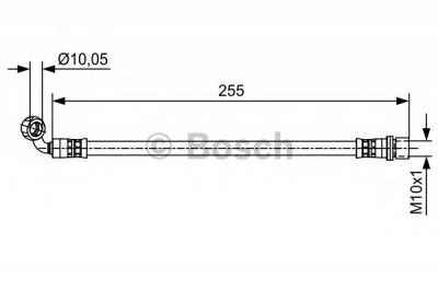 BOSCH 1987481647 -  Тормозной шланг