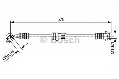 BOSCH 1987481649 -  Тормозной шланг
