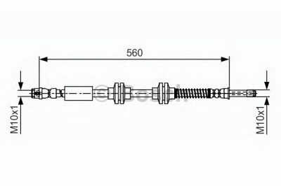 BOSCH 1987481664 -  ТОРМОЗНОЙ ШЛАНГ