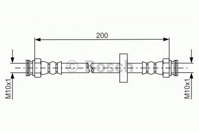 BOSCH 1987481670 -  Тормозной шланг