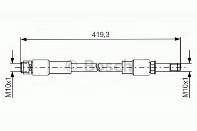 BOSCH 1987481674 -  Тормозной шланг
