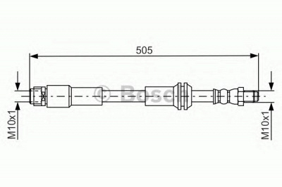 BOSCH 1987481675 -  Тормозной шланг