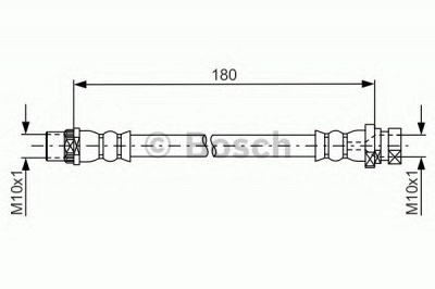 BOSCH 1987481682 -  Тормозной шланг