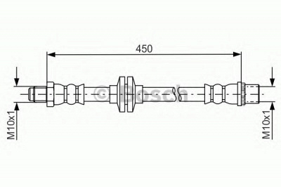 BOSCH 1987481683 -  Тормозной шланг