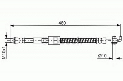 BOSCH 1987481686 -  Тормозной шланг