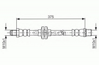 BOSCH 1987481695 -  Тормозной шланг