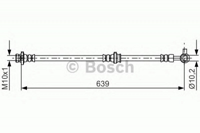 BOSCH 1987481697 -  Тормозной шланг