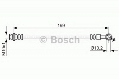 BOSCH 1987481698 -  Тормозной шланг