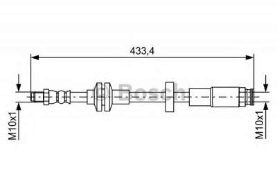 BOSCH 1987481726 -  Тормозной шланг