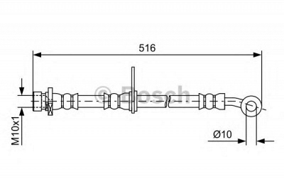 BOSCH 1987481730 -  Тормозной шланг