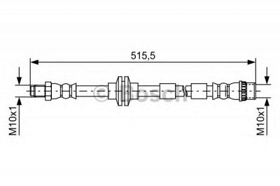 BOSCH 1987481733 -  Тормозной шланг