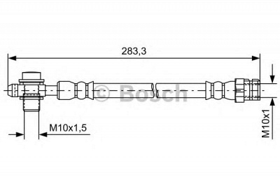 BOSCH 1987481736 -  Тормозной шланг