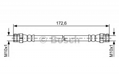 BOSCH 1987481737 -  Тормозной шланг