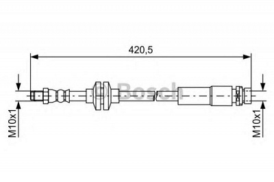 BOSCH 1987481739 - Тормозной шланг