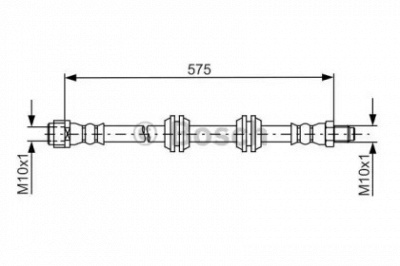 BOSCH 1987481750 -  Тормозной шланг