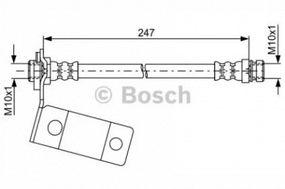BOSCH 1987481765 -  Тормозной шланг