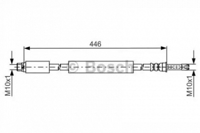 BOSCH 1987481777 -  Тормозной шланг