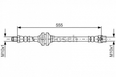 BOSCH 1987481786 -  Тормозной шланг