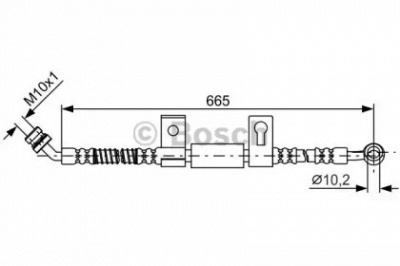 BOSCH 1987481790 -  Тормозной шланг