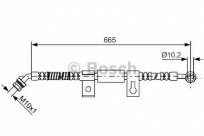 BOSCH 1987481791 -  Тормозной шланг
