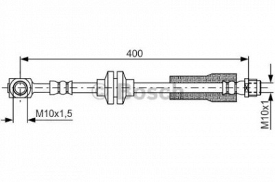 BOSCH 1987481803 -  Тормозной шланг