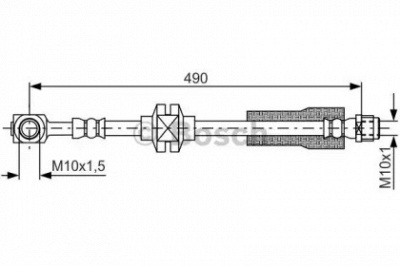 BOSCH 1987481809 -  Тормозной шланг