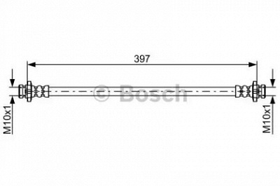 BOSCH 1987481825 -  Тормозной шланг